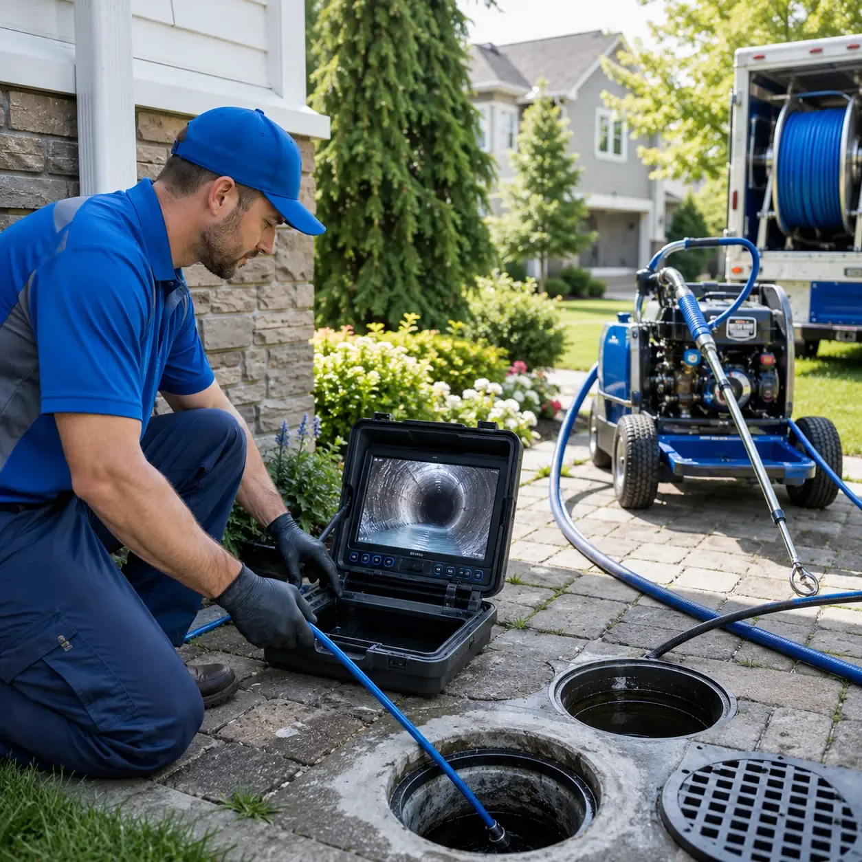Outdoor drain cleaning professionals serving Aransas Pass, TX
